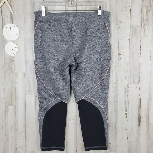 Forever 21 Athletic Leggings Gray Size Large - Picture 2 of 10